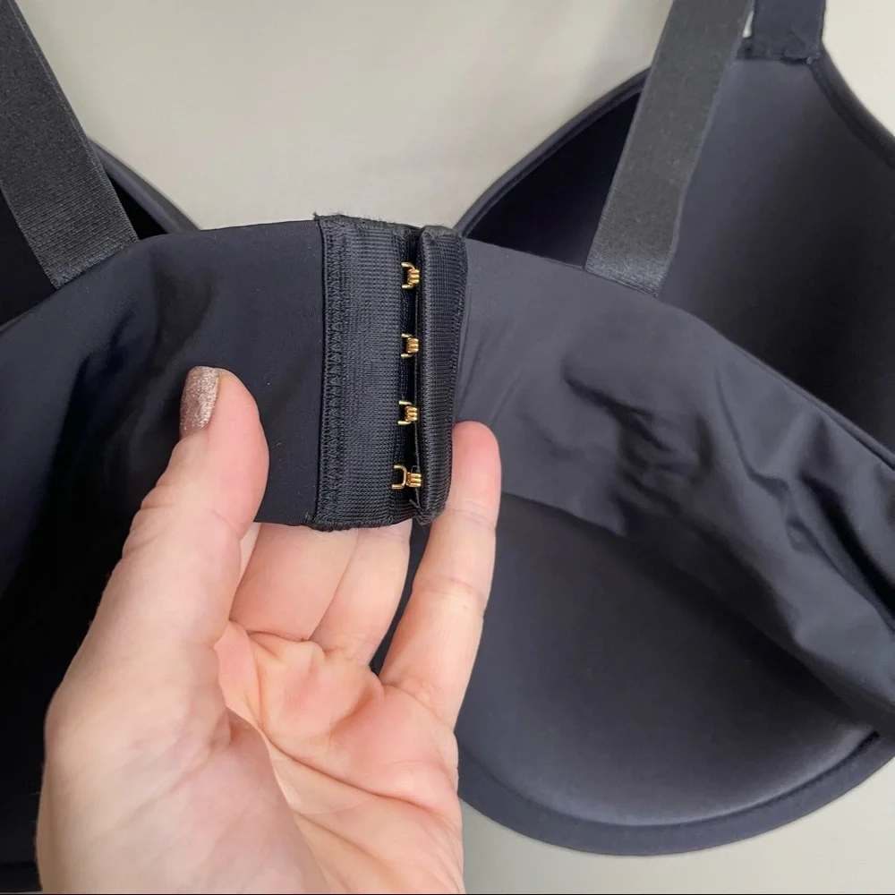 NWT Thirdlove 24/7™‎ Classic T-Shirt Bra Black Size 48C NWT